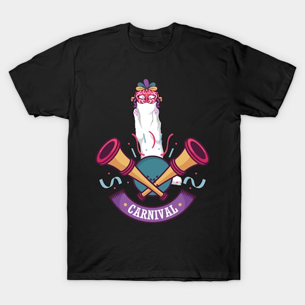 cat carnival | New Orleans | Mardi Gras T-Shirt by skaterly